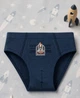 Трусы 3шт слип детские хлопок для мальчика Baykar р 3 122-128 см 5-6 лет арт 3547 Space rocket - изображение 5