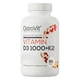 Вітамін D3 1000 МО + K2 OstroVit (Vitamin D3 1000 + K2) 90 Таблетки - зображення 1