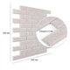 Декоративна панель Sticker Wall SW-00002703 600х600х9 мм цегла сіра - изображение 3
