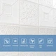 3D панель стінова самоклеюча у рулоні Sticker Wall SW-00000873 2800х700х3 мм - изображение 5