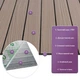 3D панель самоклеюча Sticker Wall SW-00002202 600х600х2.8 мм дерево коричнева - зображення 2