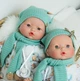 Bobasy hiszpańskie Marina & Pau Pitus Mellizos bliźniaki płaczące 42 cm (MP0579) - obraz 5