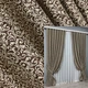 Комплект готових штор VR-Textil Софт Вензель № 2043ш(А) Шоколадний з бежевим 140х275 см 2шт (39-0066) - зображення 1