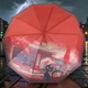 Жіноча парасолька автомат Rainwalker Cats R4054 Red на 9 спиць - зображення 2