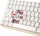 Комплект бездротовий Aigo CK104 Wireless White - зображення 3