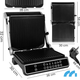 Електрогриль притискний MalTec SM5000W-PRO 2200 Вт контактний гриль-прес чорний зі сріблястим - изображение 6