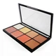 Палетка хайлайтеров MAKEUP REVOLUTION Highlighter Palette Pro Glow 2, 8 відтінків - зображення 3