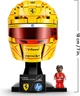 Zestaw klocków LEGO Editions Formula 1 Kask Lewis Hamilton Scuderia Ferrari HP 884 elementy (43022) - obraz 8