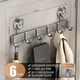 Вешалка на дверь Storage rack AND 101-20 • Навесные крючки в стиле Лофт • Черная - изображение 3