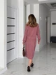 Женский костюм из микровельвета Fashion 50/52 фрезовый - изображение 3