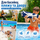 Аккумуляторный электрический водный автомат Water Space Gun C3 с автоматической закачкой воды Синий - изображение 7