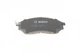 Гальмівні колодки BOSCH 0986494295 Infiniti EX, M, Q, G, FX, QX; Nissan Murano, Qashqai, Navara, Pathfinder, X-Trail; Renault Kaleos DA060EB325, D10605X00A, D10601NC0C - зображення 4