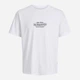 Футболка хлопковая длинная мужская Jack & Jones 12295049 L Bright White (5715833160429) - изображение 5