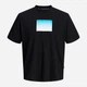 Футболка длинная мужская Jack & Jones 12294986 M Black (5715874084845) - изображение 5
