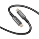 Кабель USB YOKI PO73 POWER PRO Series Type-C to Type-C 100W (20V/5A) 2m для быстрой зарядки и передачи данных USB 3.2 до 20Gbps Black - изображение 2