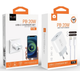 Мережевий зарядний пристрій з кабелем WUW-T79L PD 20W USB C charger with type c to lightning cable (6972573336234) - изображение 2