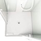 Душовий бокс INSANA Alora 90 (XW9852-90) 90×90×215 см, квадратний, з мілким піддоном 15 см, білий профіль, тропічний душ - изображение 4