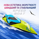 Катер на радіоуправлінні Tomahawk 4DRC S2 - 70 км/год 50 см 200м, водяне охолодження + датчик + LED + 2 акумулятори Green - зображення 9