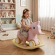 Каталка качалка беговел пони розовая 2в1 SP-Sport Happy Pony 1744 Pink-Beige - изображение 9