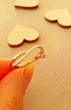 Позолоченное кольцо р.16 позолота (10550) - изображение 2