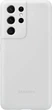 Чохол Silicone Cover для Samsung Galaxy S21 Ultra (G998) (EF-PG998TJEGRU) Light Gray - изображение 1