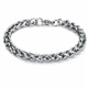 Мужской серебряный браслет стальной, мужская серебряная цепочка цепь на руку, металлический из стали - зображення 5
