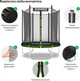 Батут Zipro Jump Pro OUT с внешней сеткой 4FT 127 см (12578742) - изображение 6
