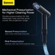 Водяний пістолет для миття машини Baseus GF3 Spray Nozzle - зображення 8
