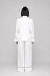 Жіноча шовкова піжама BOBRAND "Classic white" - M - изображение 3