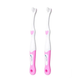 Зубные щетки Brush-Baby First Brush от 0 до 18 месяцев (розовая), 2 шт - изображение 2