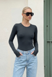 Боди женское Стаф темно-серое базовое Staff dark gray S (392971) - изображение 1