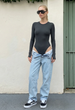 Боди женское Стаф темно-серое базовое Staff dark gray S (392971) - изображение 4