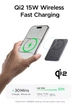 Магнітна батарея Power bank UGREEN Qi2 8.6mm Ultra-Slim 5000 mAh 20W for iPhone - зображення 6