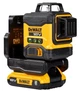 Рівень лазерний лінійний DeWalt 3x360° 18В XR (DCLE34031D1-QW) - зображення 1