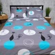 Комплект постельного белья Moon&Star Евро 200x220 см наволочки 4 х 50х70 см Cat Vibes Бязь Gold Люкс (MS-820010688) - изображение 2
