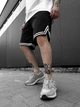 Мужские Шорты Черный Спортивные С Лампасами M (369704) - изображение 5