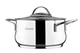 Каструля Ardesto Black Mars зі скляною кришкою нержавіюча сталь 4,3л 22см AR0743S чорна (00107429) - зображення 2