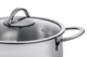 Каструля Ardesto Black Mars зі скляною кришкою нержавіюча сталь 4,3л 22см AR0743S чорна (00107429) - зображення 5