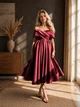 Нарядное платье бордового цвета FirstWoman M бордовый 43462954 - изображение 2