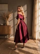 Нарядное платье бордового цвета FirstWoman M бордовый 43462954 - изображение 3