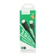 Кабель USB Hoco X88 Gratified, Type-C, 3A, 1m, Чёрный - изображение 2