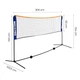 Uniwersalna siatka MOVEPRO 3 w 1 regulowana do badmintona, siatkówki, tenisa z torbą 305 x 140 cm (MXW170408) (5904265077393) - obraz 5