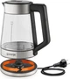 Електрочайник Gorenje 1.7л, 2,200 Вт, скло, нерж (00109487) - зображення 4