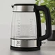 Електрочайник Electrolux 1.7л, Strix, скло, сріблясто-чорний (00109421) - зображення 2