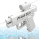 Водяной пистолет Seuno Prank Gun двусторонний бластер для розыгрышей и водных баталий механический белый (GS1024) - изображение 2