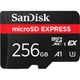 Карта пам'яті SanDisk 256GB microSDXC class 10 UHS-I U3 A1 Express (SDSQXFN-256G-GN4NN) - зображення 1