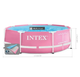 Каркасний басейн Intex 28290 Metal Frame 244 х 76 см об'єм 2843 л Рожевий - изображение 6