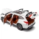 Коллекционная машинка Toyota Highlander Hybrid 1:24 металлическая, инерционный джип со светом и звуком, открывающаяся дверь - изображение 2