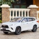 Коллекционная машинка Toyota Highlander Hybrid 1:24 металлическая, инерционный джип со светом и звуком, открывающаяся дверь - изображение 4
