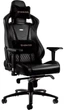 Игровое кресло Noblechairs EPIC, Black, натуральная кожа (NBL-RL-BLA-001) - изображение 1